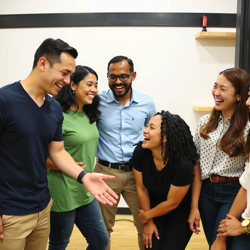 Portrét týmu leadmint s.r.o. při týmové aktivitě