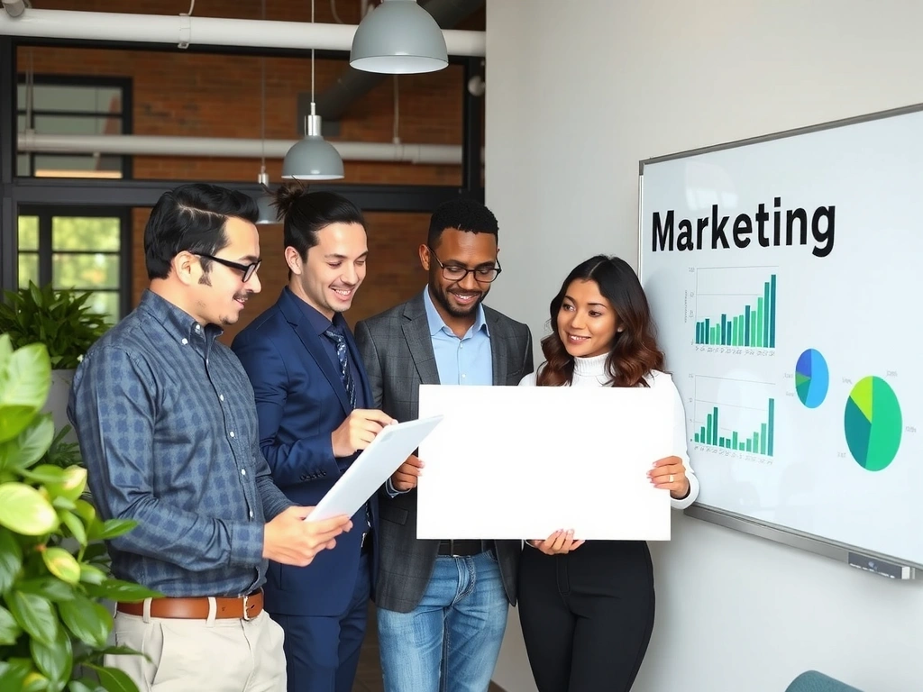 Tým PPC specialistů diskutující strategii